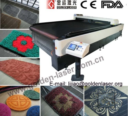 Large Size Floor Mat Rug Carpet Laser Cutting Machine