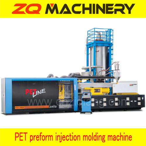 high speed PET preform injection moulding system