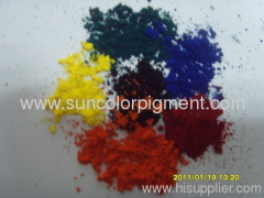 Plastic Organic pigments colors