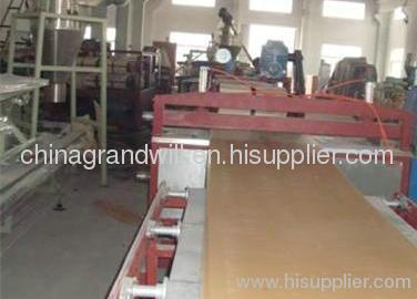 PE Wood Composite Skinning Foam Board Production Line