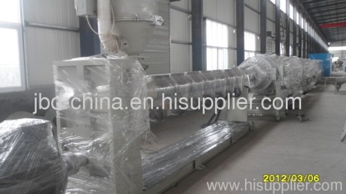 PE plastic pipe production line