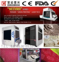 Home Textile Laser Engraving Machine With Galvo Head