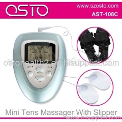 mini tens massager with slipper