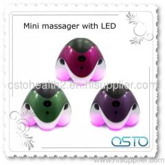 colorful mini massager with LED