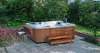 Acrylic hydrotherapy hot tub