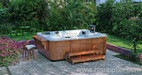 Acrylic hydrotherapy hot tub