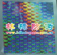 hologram bracelet label