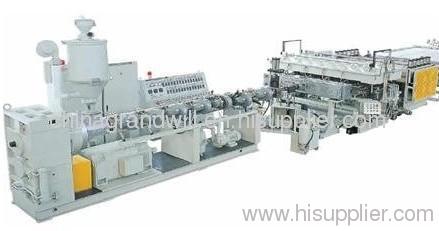 Rain Shield Hollow Grid Profile Production Line