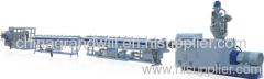 Horizontal type Double Wall Corrugated PP Pipe extrusion line