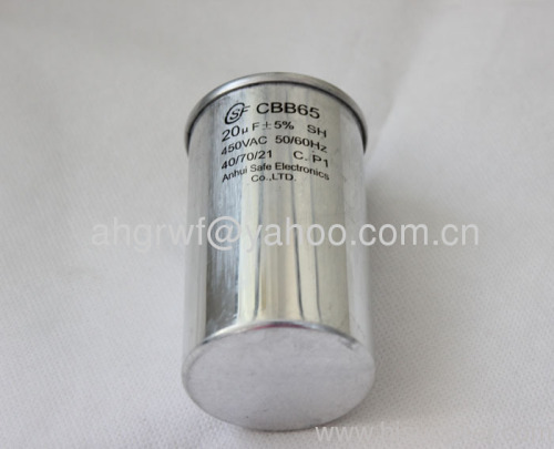 20UF 450V CBB65 AC Motor Capacitor