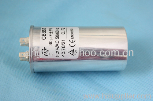 30UF 500V CBB65 AC Motor Capacitor