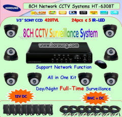 8CH CCTV Camera System with 500GB HDD