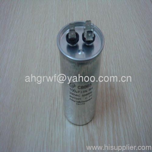 100UF 300V CBB65 AC Motor Capacitor