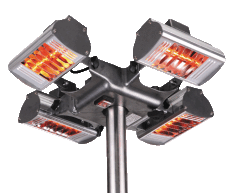 230V 4X500W aluminium alloy heater