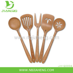 Natural Healthy Long-Handled Wooden Spoon