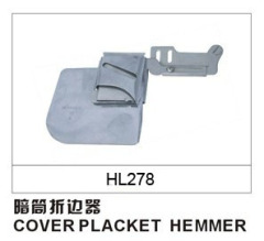 COVER PLACKET HEMMER FOLDER