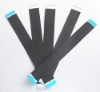 0.8mm flat flexible cable covered by black acetate cloth for wearable