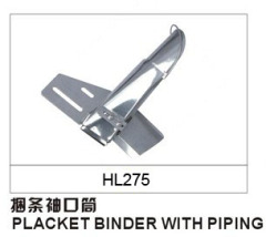 PLACKET BINDER WITH PIPING HL275