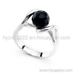 sterling silver jewelry,black onyx ring,fine jewelry,silver ring