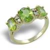 silver jewelry,peridot &Cubic Zironia ring,925 silver ring,fine jewelry,fashion jewelry