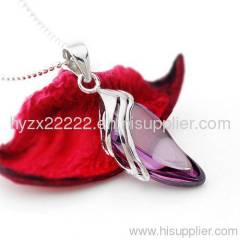 925 silver amethyst pendant necklace