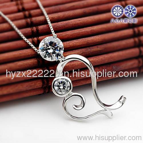 sterling silver jewelry,clear quartz pendant necklace,fine jewelry,925 silver jewelry