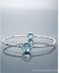 sterling silver jewelry,blue topaz bracelet,fine jewelry,925 silver jewelry