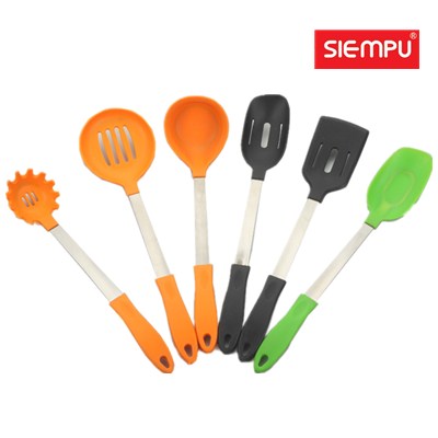 Silicone Spoon Turner Set (6PCS) (SP-SG009 to SP-SG014)