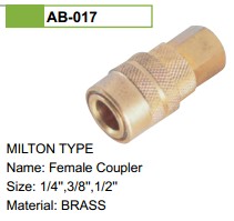 Brass Quick Hose Coupler