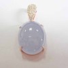 18k rose gold jewelry,moon quartz pendant ,gold jewelry,fine jewelry