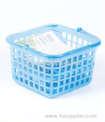 handle square plastic basket