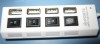 1 upstream and 4 downstream USB port included ,4port usb hub