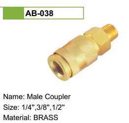 Brass Quick Hose Coupler Connector