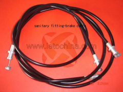 Sanitary fittings brake line