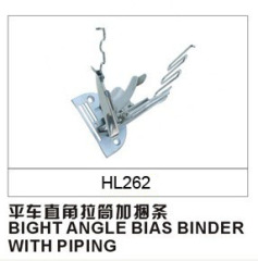 BIGHT ANGLE BIAS BINDER WITH PIPING HL262