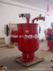 DSL style industrial self cleaning filter