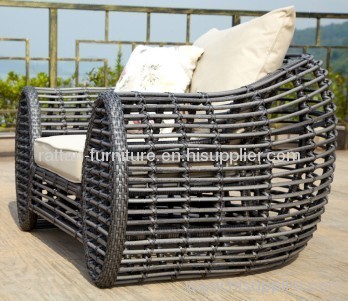 2013new design outdoor garden furniture round wicker sofa set