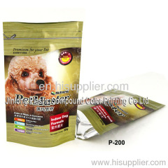 500g dog food bag with zipper