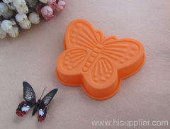 colorful butterfly shape silicone cake mold