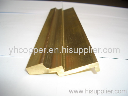interior extrusion of extruded brass profiles