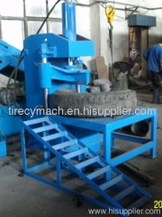 Tire recycling machine --Tire Cutter