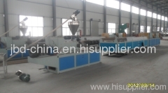 wood plastic decking extrusion line