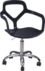 black PP Gas Lift Office Chair