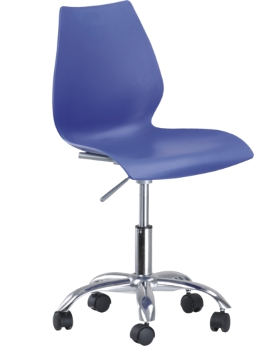 PP cool gas lift office armless chair