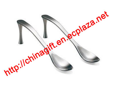 High-heeled shoes spoon