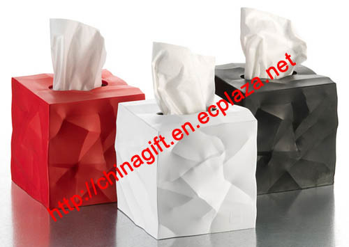 Crumpled Tissue Box Cover