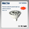 Insulated plastic heat sink 3W GU10 white cree