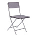 simple Steel Folding patio Chair with acrylic