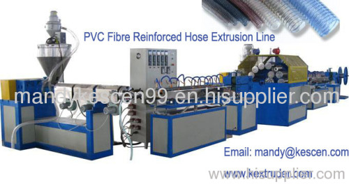 PVC fiber reinforced hose extrusion machine