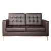 comfortable brown Florence Knoll Tweezits sofa